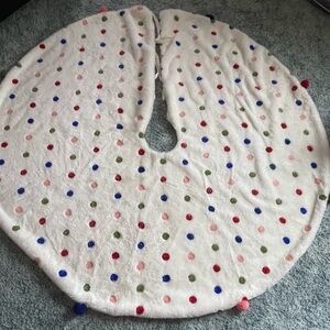 Christmas tree skirt so soft super cute 🥰